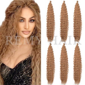 Afro Örgüsü Saç - Açık Kahve 100gr.