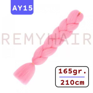 Afrika Örgüsü Saç - Açık Pembe AY15 - 165gr.