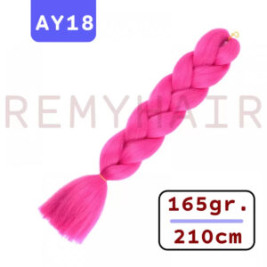 Afrika Örgüsü Saç - Fuşya Pembe AY18 - 165gr.